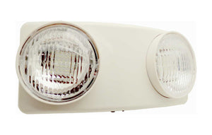Compact self-contained rechargeable emergency lamp